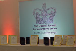 účast na The Queen´ Award for Voluntary Service